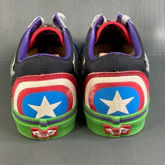 Vans Old Skool Marvel What The Avengers sneaker shoes mens size  10.5